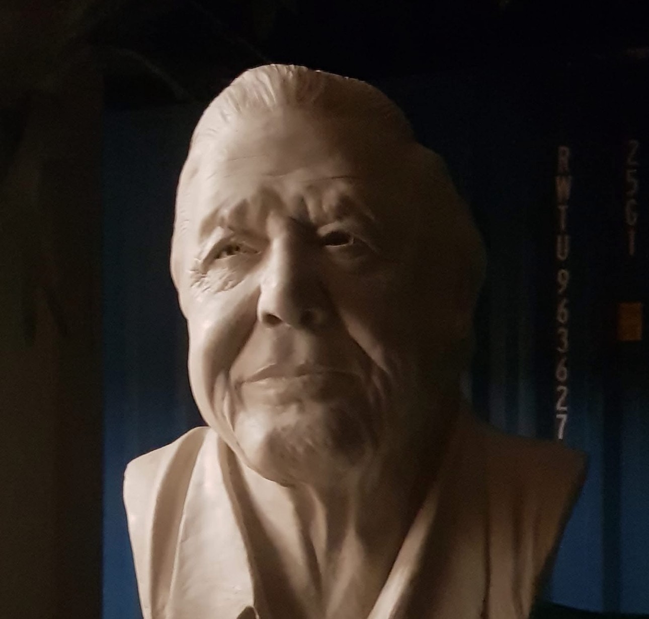 David Attenborough Sculpture - Brisbane